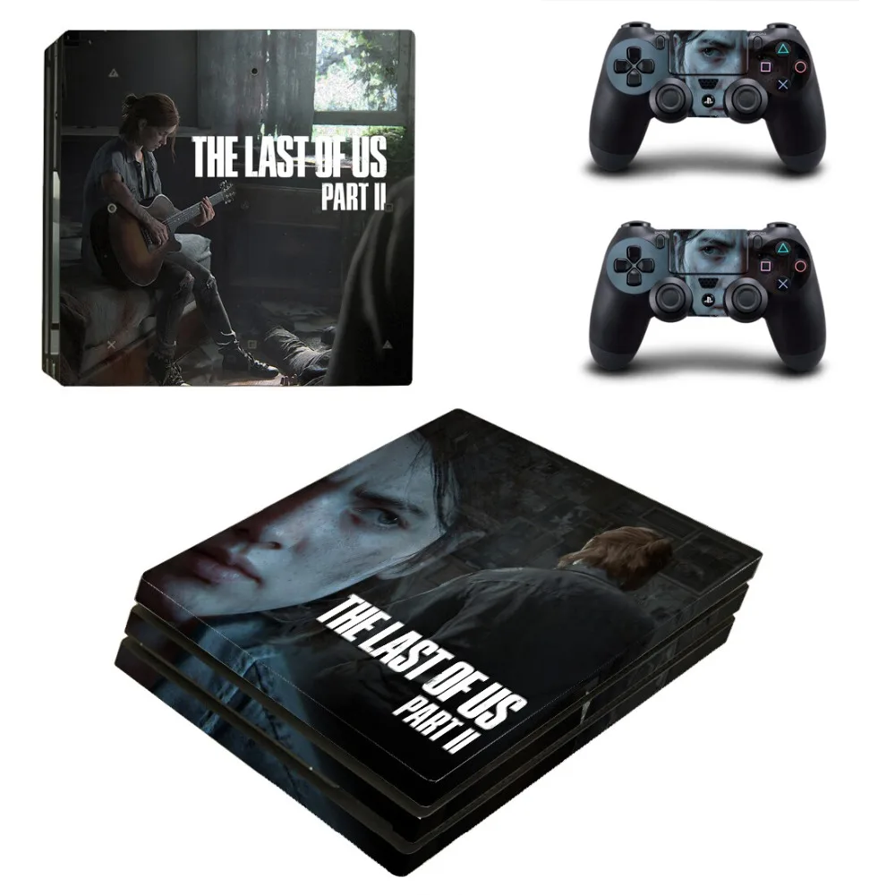 Последний из нас часть 2 PS4 Pro наклейка для кожи виниловая наклейка для sony Playstation 4 консоль и 2 контроллера PS4 Pro наклейка для кожи