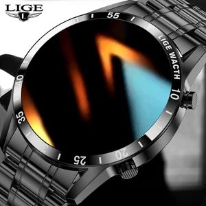 LIGE 2022 New Men Smart Watch Bluetooth Call Watch IP67 Waterproof Sports Fitness Watch For Android  in India