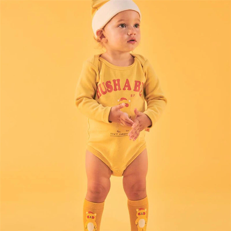 Корейский детский брендовый комбинезон с шапочкой; сезон осень-зима; Bebe De Pi*; Детский комбинезон для мальчиков и девочек; модные комплекты для новорожденных