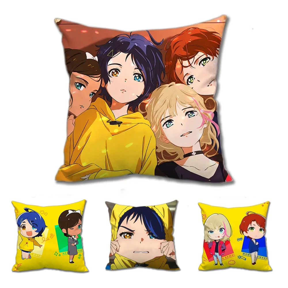 

Anime Wonder Egg Priority Ohto Ai Cosplay Pillows Kawaii Cushion Plush Toys