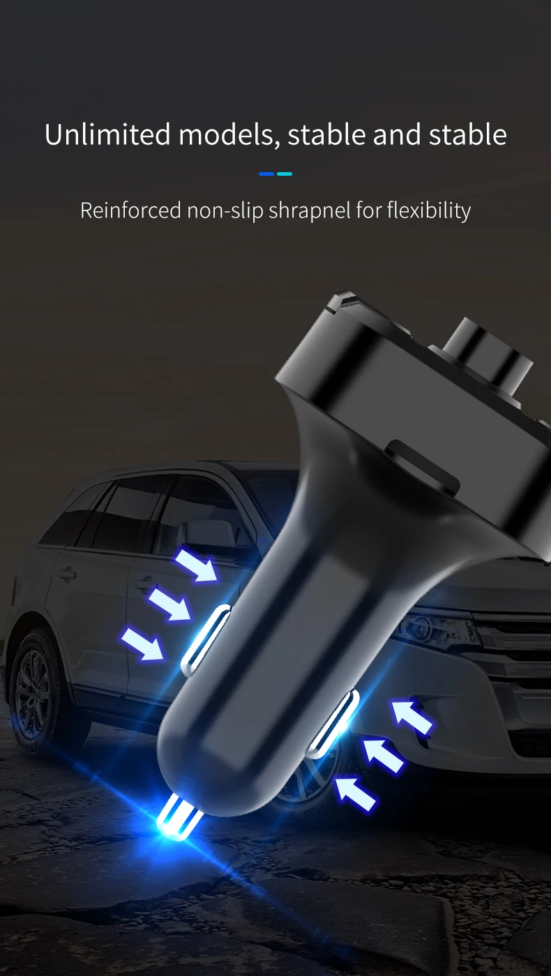 Двойное USB Автомобильное зарядное устройство громкой связи комплект беспроводной связи Bluetooth для автомобиля fm-передатчик Bluetooth Автомобильный mp3 плеер TF карта музыкальный аудио приемник