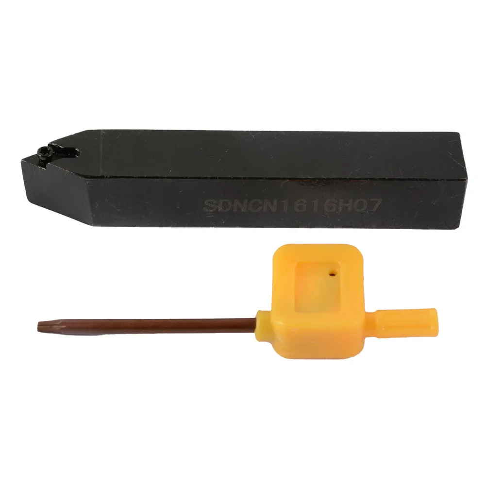 

SDNCN1616H07 16mm*100mm External Turning Tool Holder FOR DCMT07** INSERT Toolholding SDNCN1616H07 Turning Tool Holder