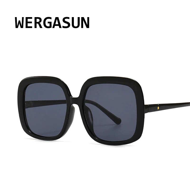 WERGASUN солнцезащитные очки с квадратными линзами Для женщин Брендовая