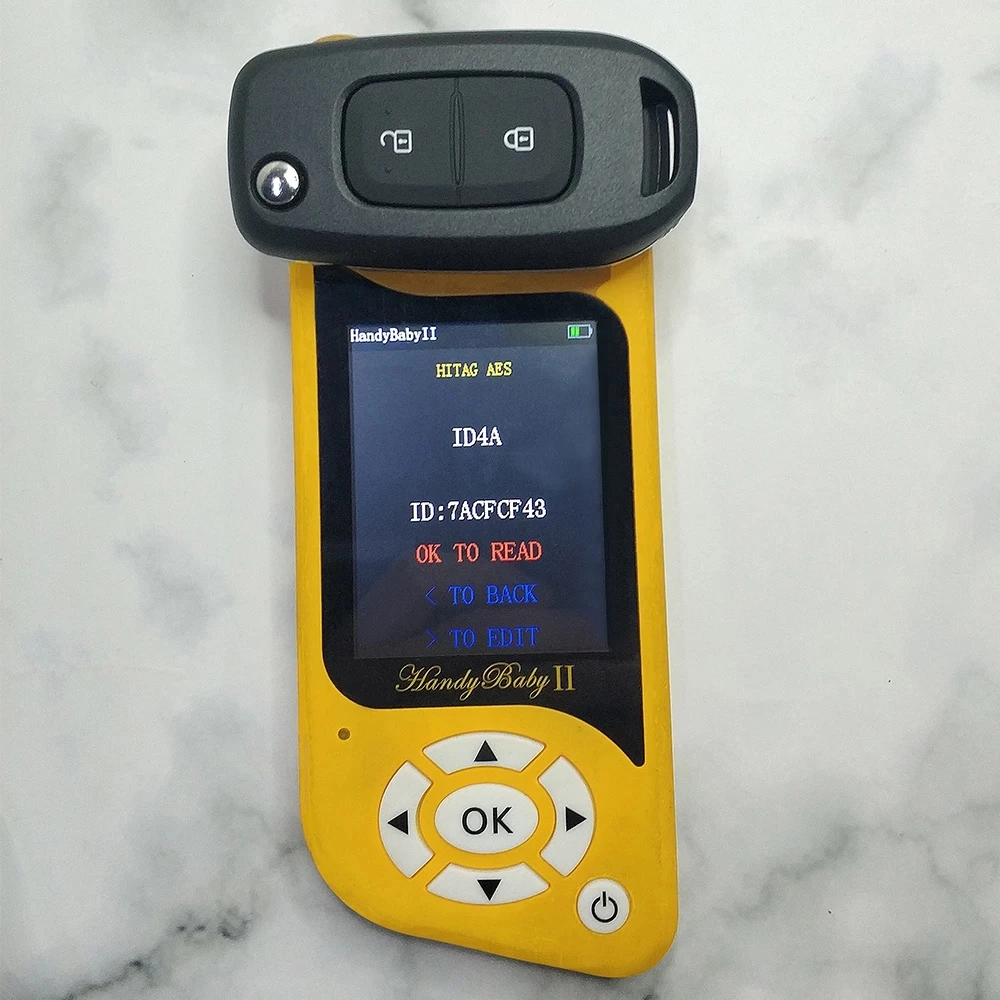 Пульт дистанционного управления KEYECU с 2 кнопками FSK 433 МГц PCF7961M 4A чип флип-брелок