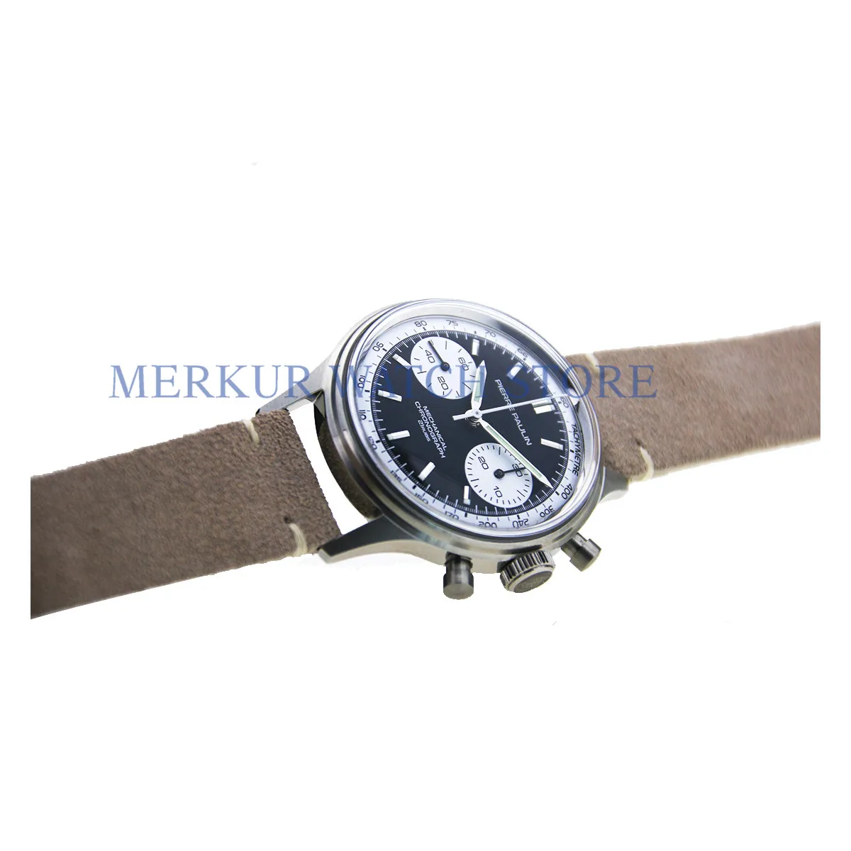 MERKUR FOD механический хронограф для чайки 1963 ST1901 движение Лебединая шея мужские пилотные часы Flieger B-UHR с ручным заводом военные