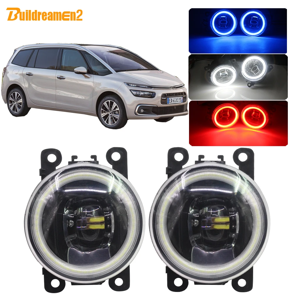 Buildreamen2 для Citroen C4 2004 2013 автомобиля H11 светодиодный лампы 4000LM туман светильник