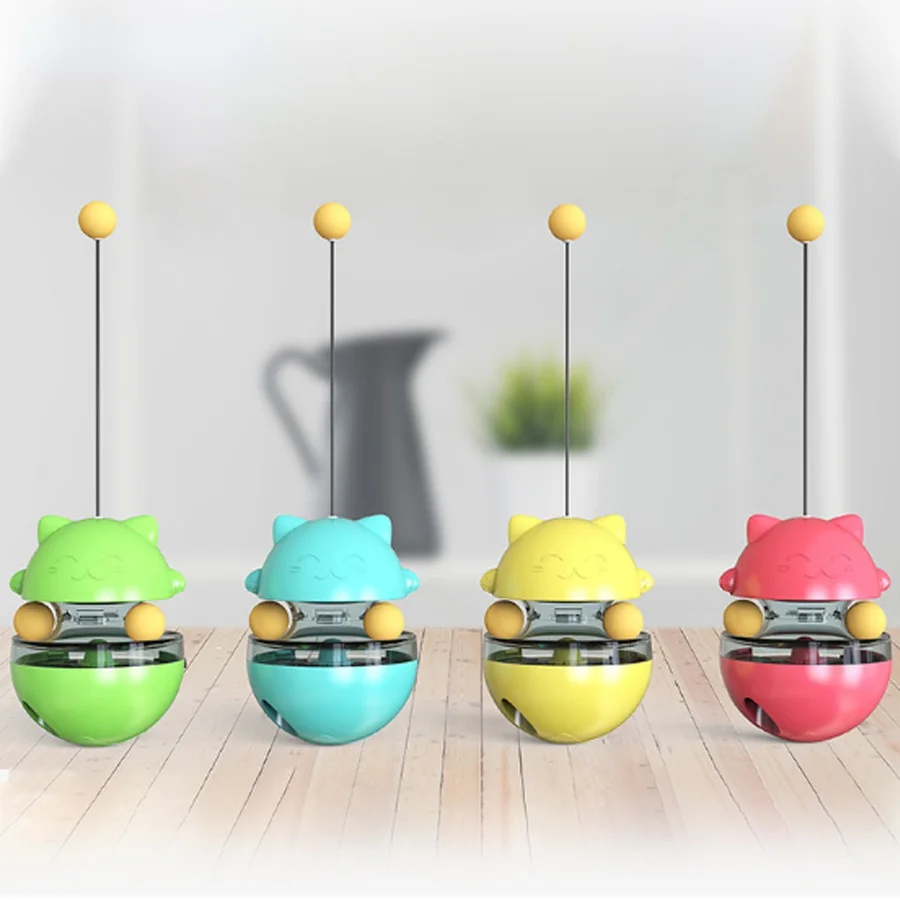 

Fun Tumbler Pets Slow Food Entertainment Toys Attract The Attention of The Cat Adjustable Snack Mouth Toys for Pet