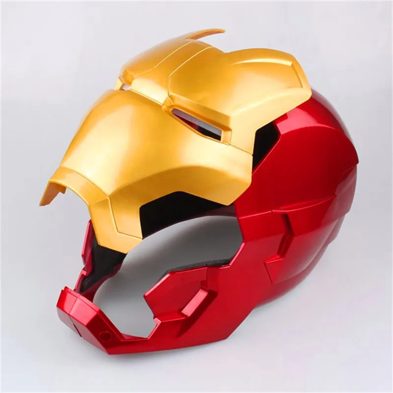 Новинка 1:1 маска Железного человека шлем Косплей Tony Stark Marvel супергерой сенсорная