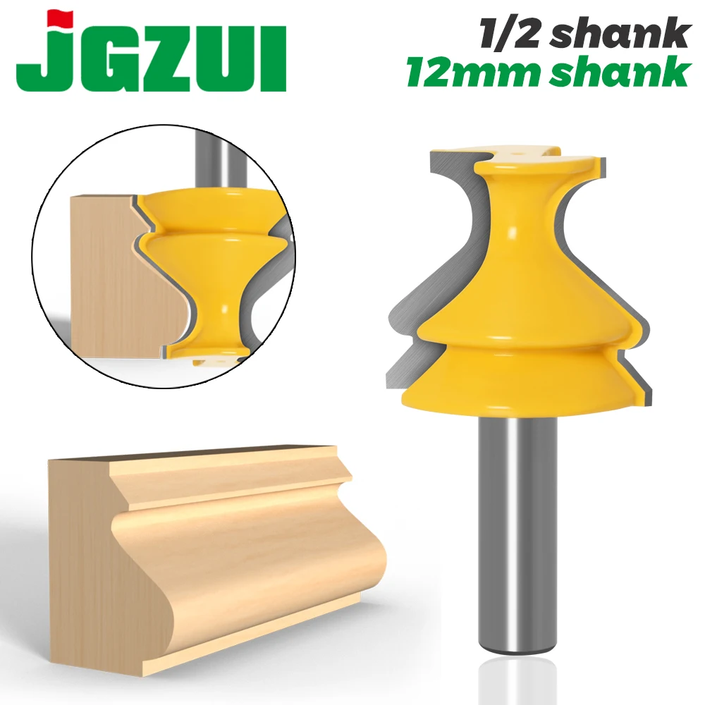 1 шт. 12 мм 1/2 дюйма хвостовик архитектурная лепка перила фрезы набор корпус