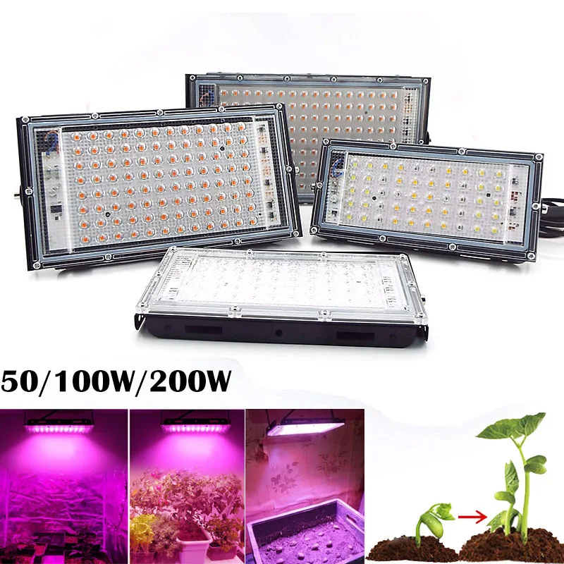 

Full Spectrum LED Grow Light With Stand AC 220V Phyto Lamp With On/Off Switch For Greenhouse Hydroponic Plant Growth Lighting