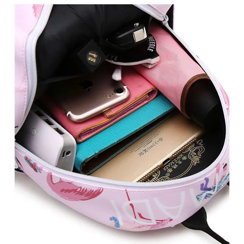 Color Graffiti Printed Unior High Student School Bags Waterproof Travel Daypack Female Daily Backpack Mochila Bolsos Mujer
