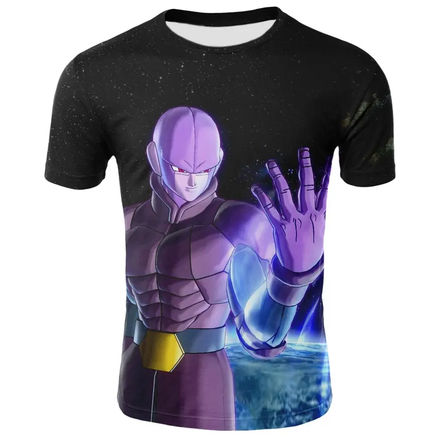 2019 летние Dragon Ball Z Супер Саян футболка Goku с принтом короткий рукав футболки
