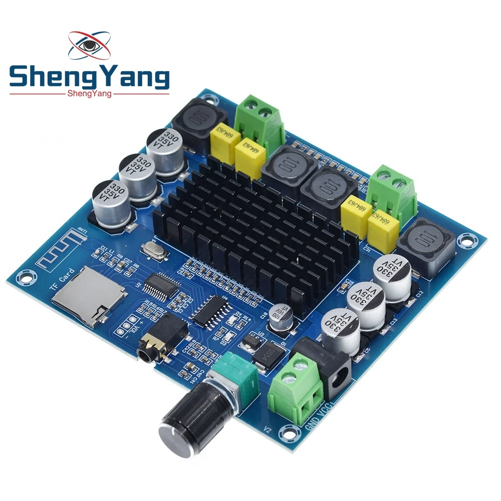 XH A104 Bluetooth 5 0 TPA3116 50 Вт + Цифровой Мощность Плата усилителя стерео аудио модуль