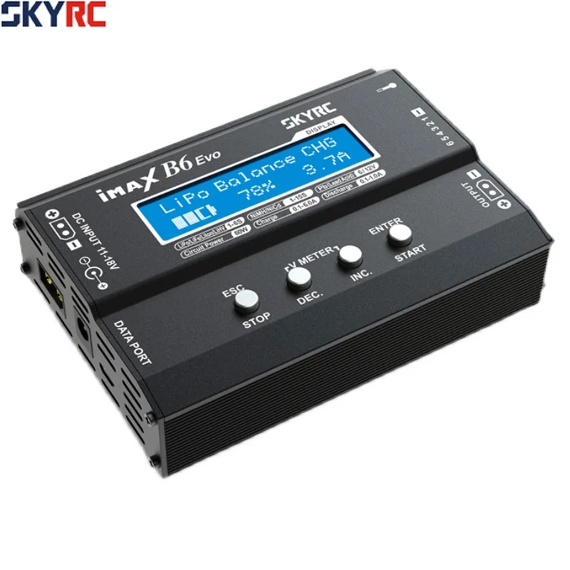 Балансирующее зарядное устройство SKYRC IMAX B6 EVO 60 Вт 6A + 12 В 5A адаптер с