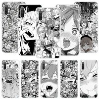anime girl japan manga face phone case for xiaomi poco x3 gt x4 nfc pro 5g m4 m3 m2 note 10 lite mi a1 a2 a3 f3 f2 f1 cover patt