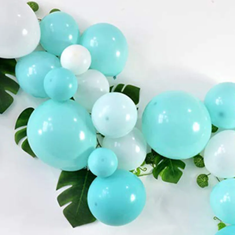 60 шт. 6 видов искусственных пальмовых листьев тропические растения|Искусственные