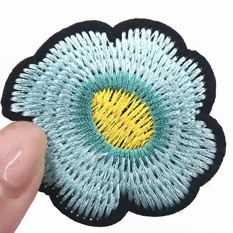 1 шт. Новое поступление розовый белый красный желтый цветочный значок вышитая