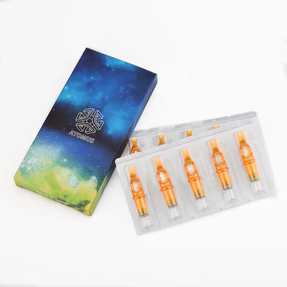 Картриджи для татуировок одноразовые желтые 5M1/5RM/11RL/11RS/14RL/14RS 10 шт. | Красота и