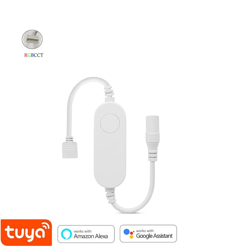 Светодиодная лента с Wi Fi Tuya световая полоса регулировкой яркости 12 В 5050 5 в 1 RGBCCT м 2