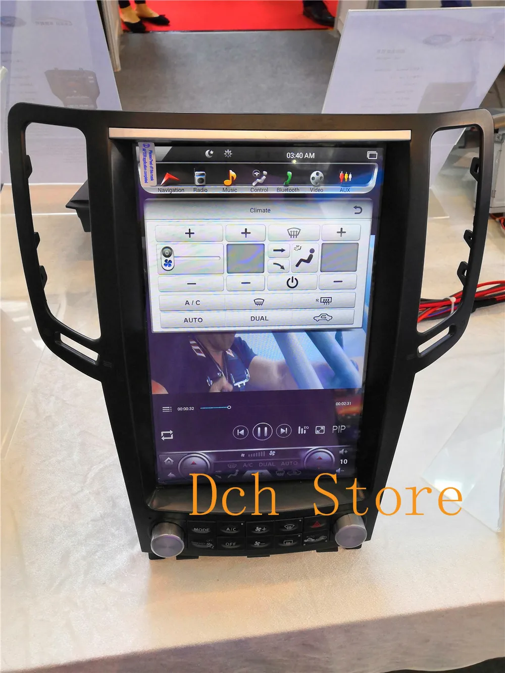 12 1 вертикальный Большой экран tesla стиль Android 9 0 Авто DVD GPS плеер для Infiniti G37 G35 G25 G37S