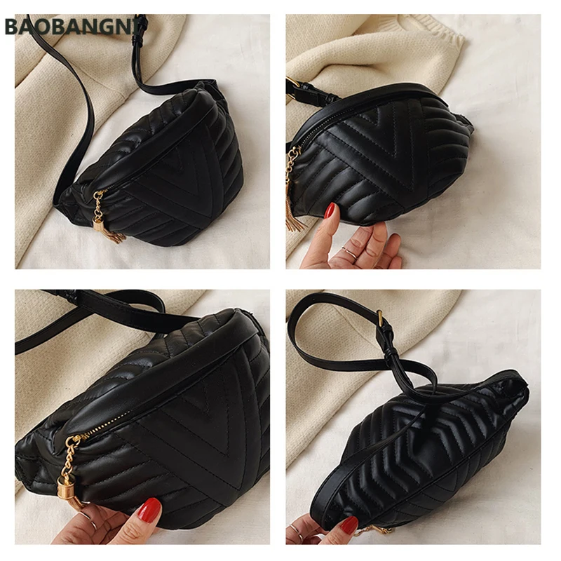

Fashion Women Messenger Belt Bag Pack leather Waist Bags Girl Travel Small Fanny Chest Pack Bolsas Ladies Mini Shoulder Bag