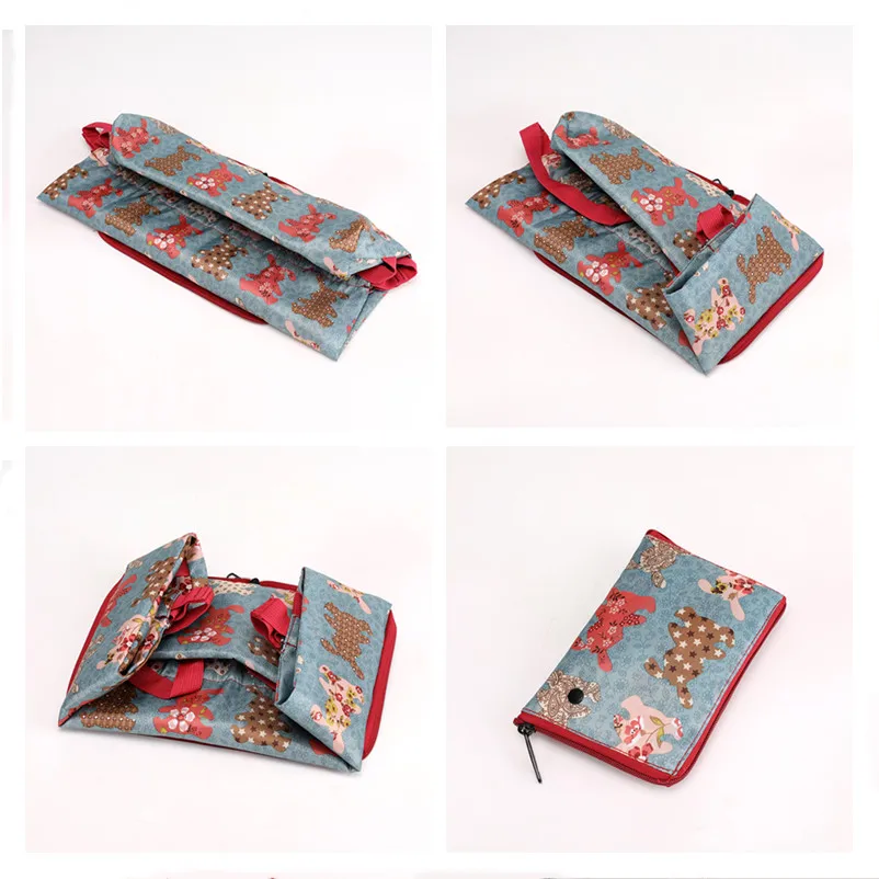 Рюкзак-веревка складной с цветочным рисунком водонепроницаемый