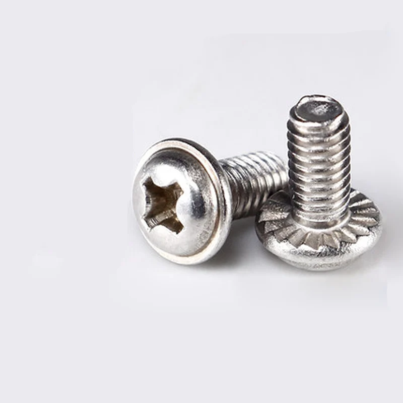 M4 крестообразный Винт с прокладкой Нескользящие Болты Винты для тиснения длина