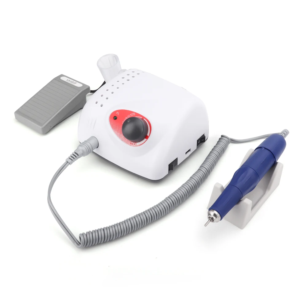 

New Arrival 210 105L Handpiece 65W 35000RPM Nail Drills Manicure Machine Pedicure Electric File Bits Drill Machine for Nails