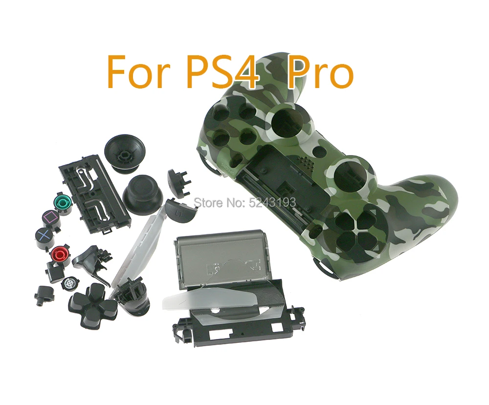 10 комплектов для Playstation4 Dualshock 4 PS4 Pro Slim JDM JDS 040 камуфляжный чехол с полным корпусом