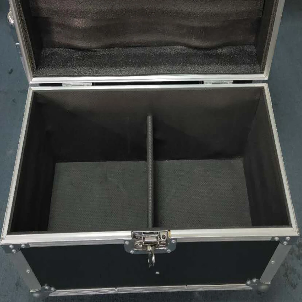 A dual flight case 60 Вт Светодиодный точечный движущаяся головка светильник led 60 Вт хомут светильник led мини dmx гобо движущаяся голова Точечный светильник вечерние концертный dj оборудование - Цвет: A dual flight case