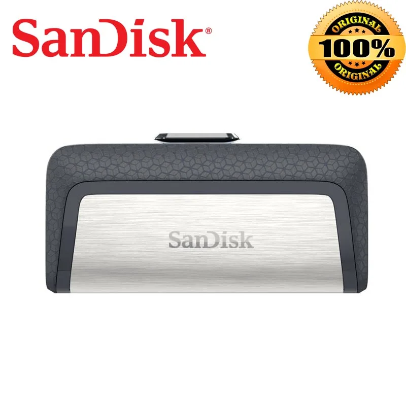 Sandisk Флешка 256 ГБ U диск двойной привод USB флэш накопитель 128 Гб карта памяти type C OTG 3