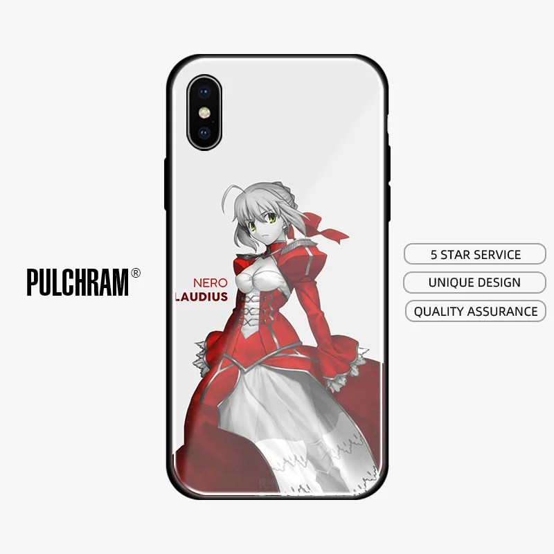 NERO CLAUDIUS Fate Экстра последний Encore мягкий силиконовый стеклянный чехол для телефона