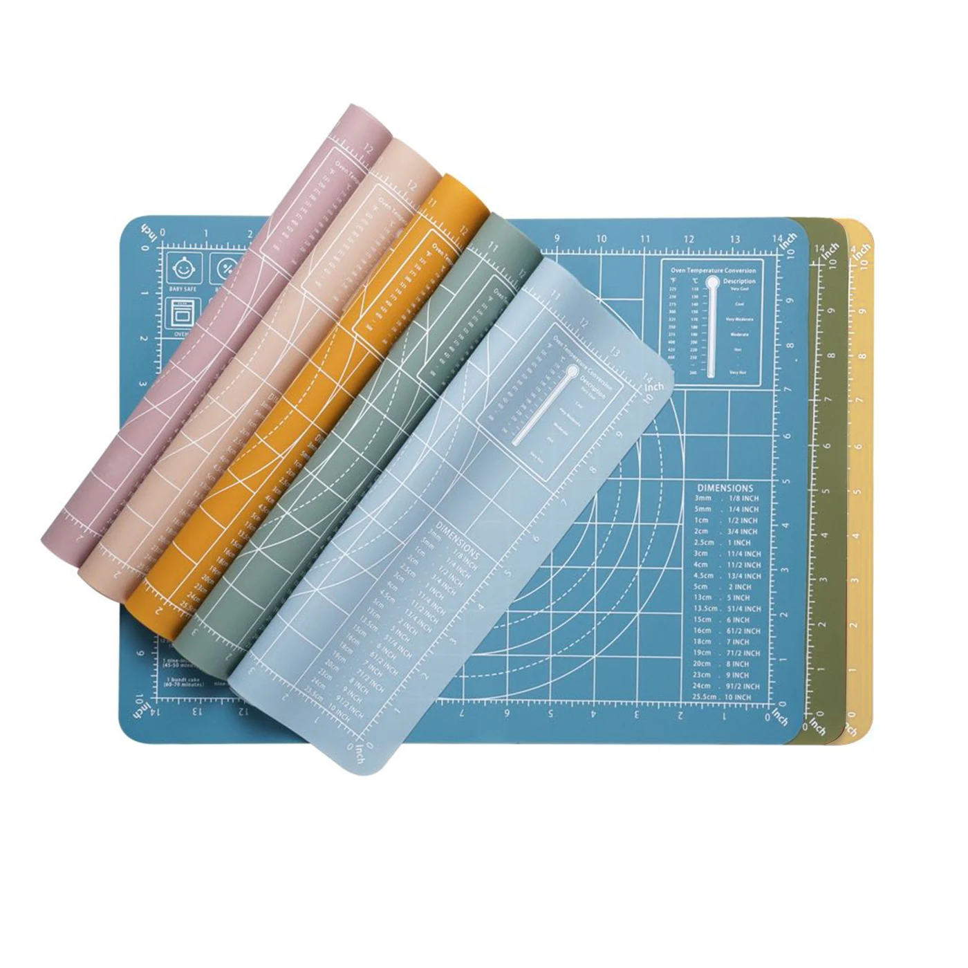 Силиконовый нескользящий коврик для выпечки толстые Нескользящие теста пирога