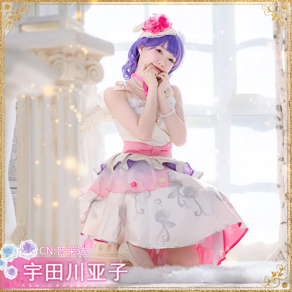 

Bang Dream! Roselia Udagawa Ako Cosplay Costume Anime Dresses Christmas Halloween Free shipping CG648