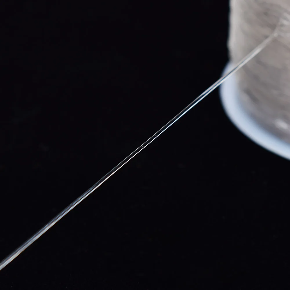 Блестящий эластичный шнур для бисероплетения прозрачная круглая проволока