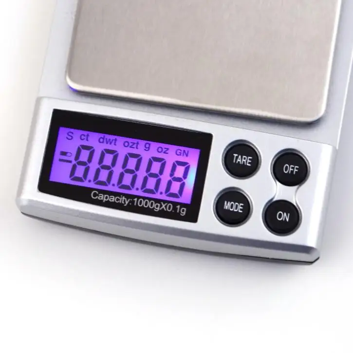 1pc Accurate Jewelry Weight Scale 1kg 1000g x 0.1g Digital Pocket Electronic Balance Weighing Drop Ship Wholesale | Инструменты