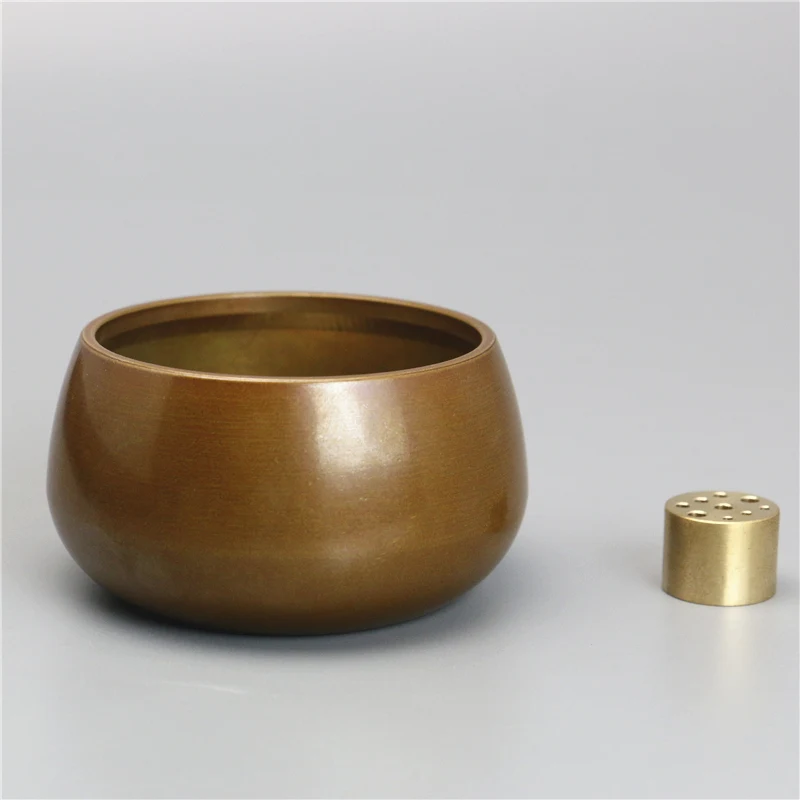 

Vintage Simple Copper Incense Burner Metal Incense Burner Fragrance Living Room Queimador De Incenso Censer for Home BD50XX