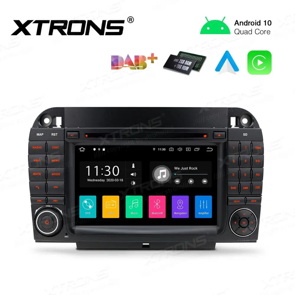 7 &quotAndroid 10 0 OS автомобильный DVD Мультимедийная система радио плеер для Mercedes Benz S Class