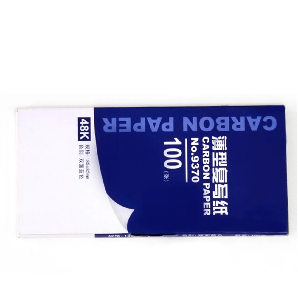 100 шт./кор. 9370 48K 8,5 см X 18,5 см синий углерода трафарет Бумага Двусторонняя ручной Pro копир отслеживания гектографе репродукция известной картины