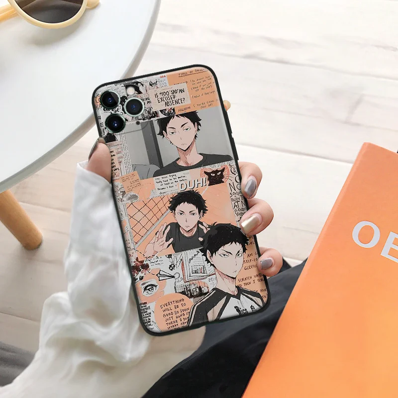 Haikyuu Аниме Манга AKaashi fanart силиконовый чехол для телефона iPhone Se 6 6s 7 8 Plus X Xr Xs 11 12 Mini Pro