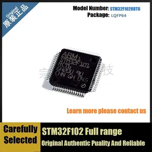 Brand New Original STM32F102RBT6 LQFP64 Microcontroller 32F102RBT6 102RBT6 RBT6 STM32F102 Full Range 10Pcs-Lot