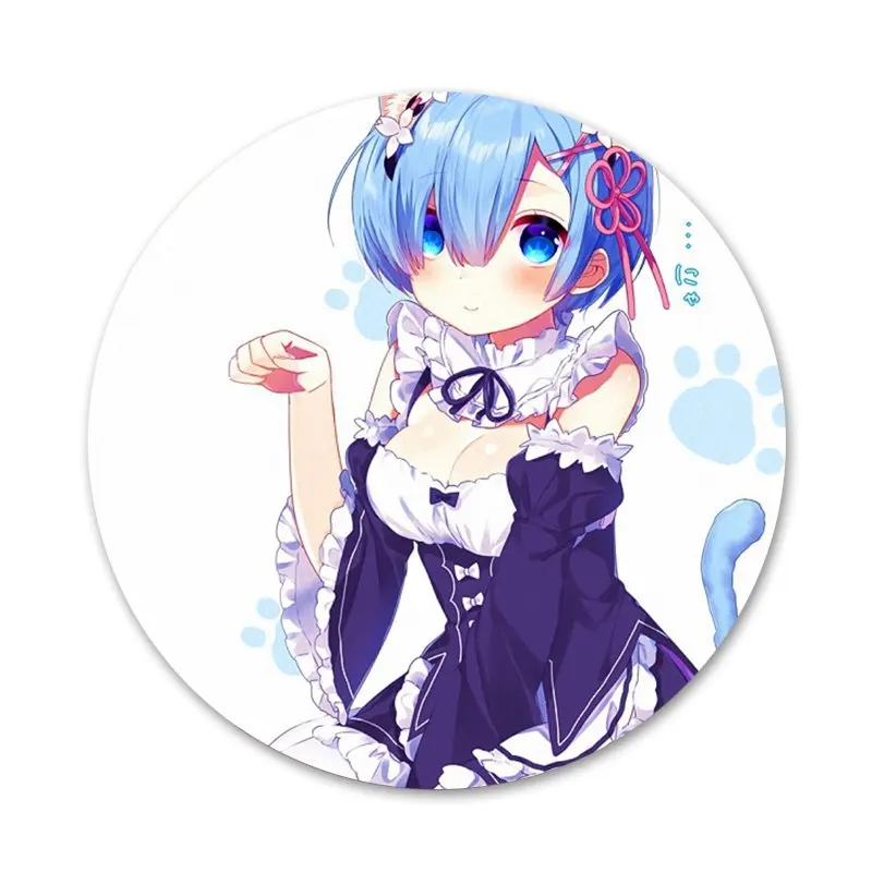 Значок в стиле аниме Neko Cat Girl милый значок значки металлические для украшения