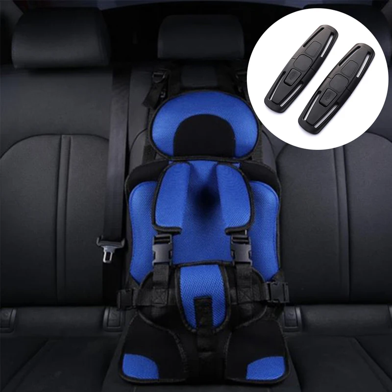 

1pcs Black Car Baby Safety Seat Strap Belt Harness Chest Child Clip Safe Buckle Durable