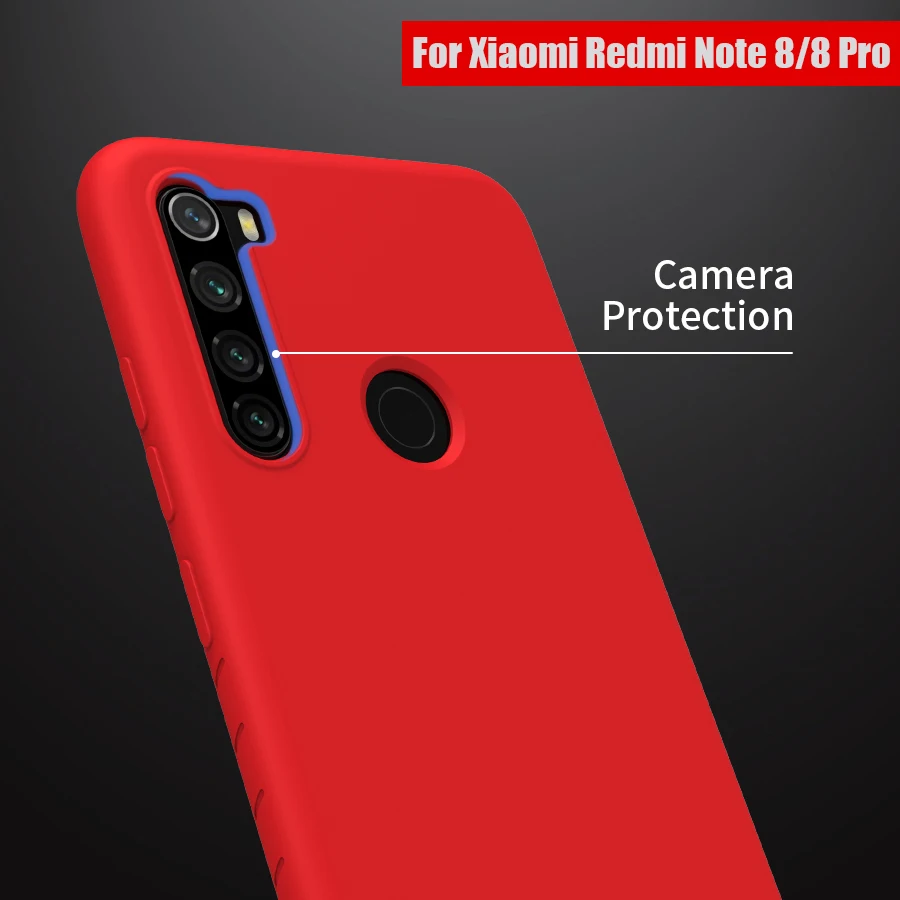 Чехол для Redmi Note 8 Pro, силиконовый Гладкий чехол NILLKIN для Xiaomi Redmi Note 8, чехол для Note8, глобальная версия 6,3/6,53