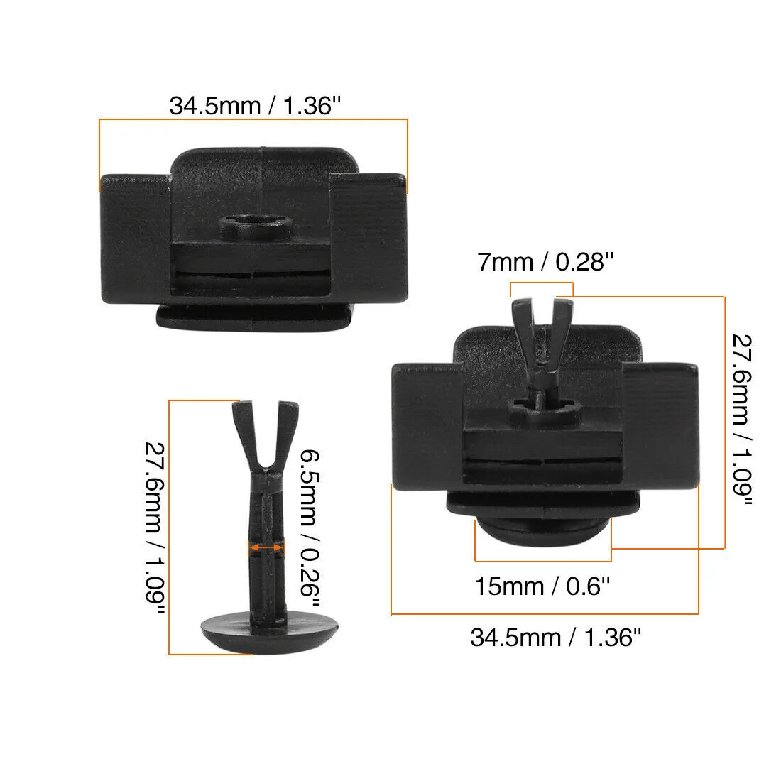 

53879-58010 47749-58010 Clip 5pcs Accessories Bumper Cover Clip For Toyota Lexus