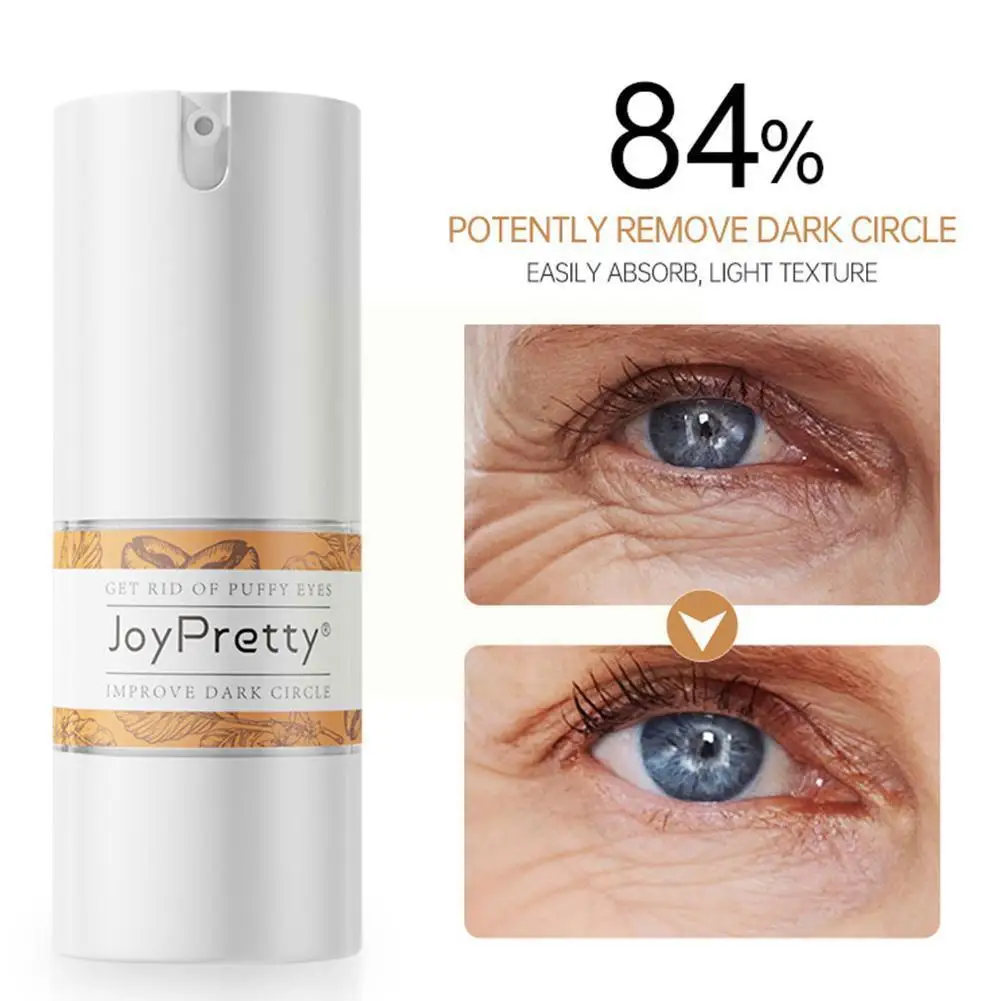 

15ml Caffeine Eye Cream Moisturizing Lighten Dark Circles Lines Serum Fine Care Eye Brighten And Eye O0D6