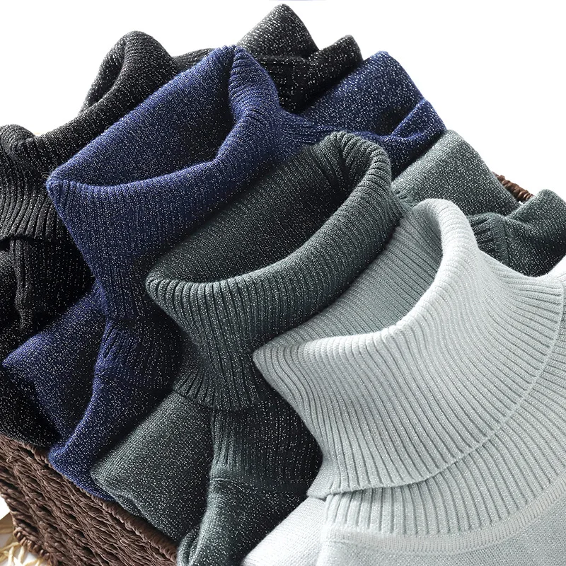 

2020 Winter New Women Turtleneck Sweaters Ins Fashion Women Knit Sweaters #8139