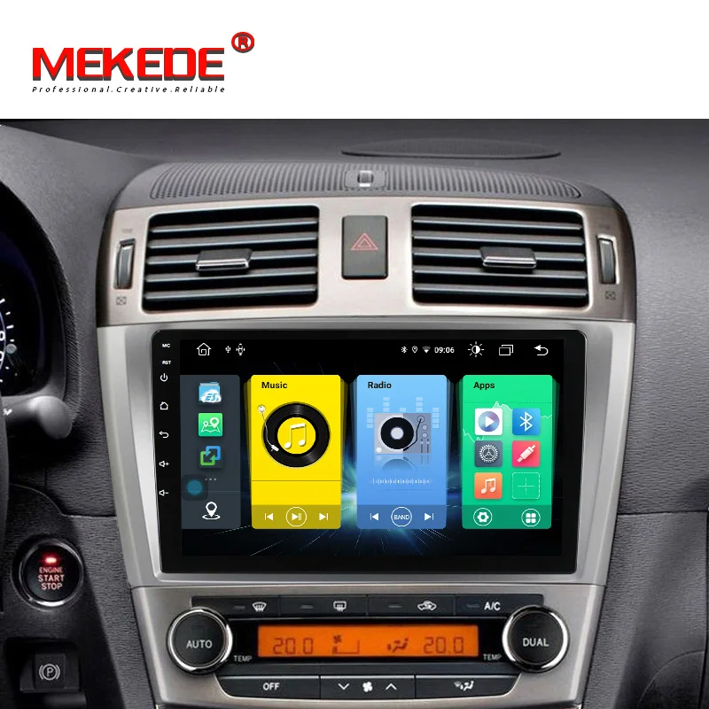 MEKEDE Android 10 0 Автомобильный мультимедийный плеер авторадио для Toyota T27 Avensis 2008-2014 2015
