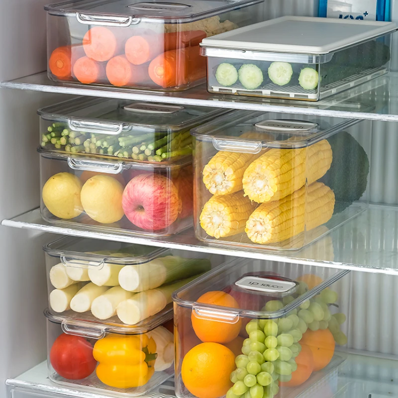 

Special Breathable Drawer Refrigerators Receive A Case The Fruits and Vegetables Preservation Box Transparent Plastic Cover