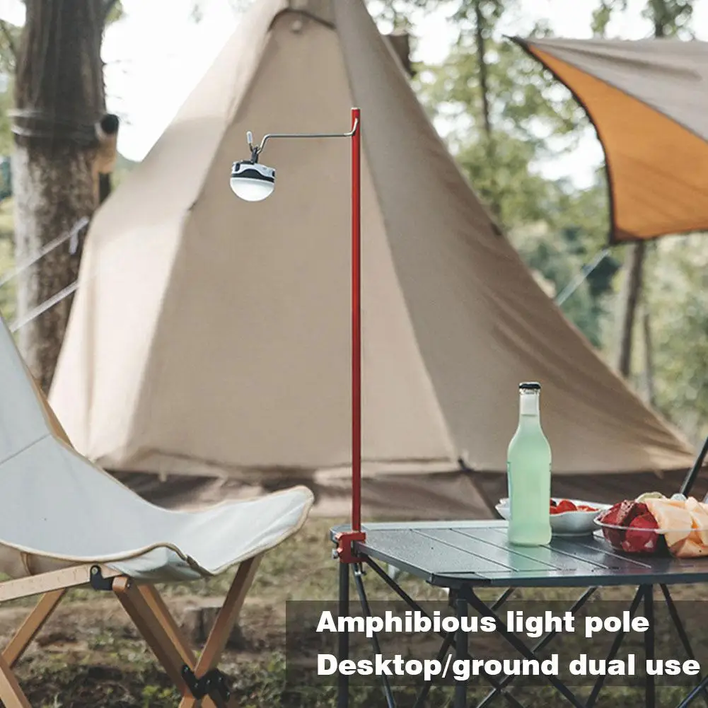 

Складной Настольный светильник для кемпинга, портативный и весовой алюминиевый Прочный напольный светильник, фонарь для пикника, пешего ту...
